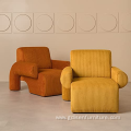 Fabric lounge chair for living room
